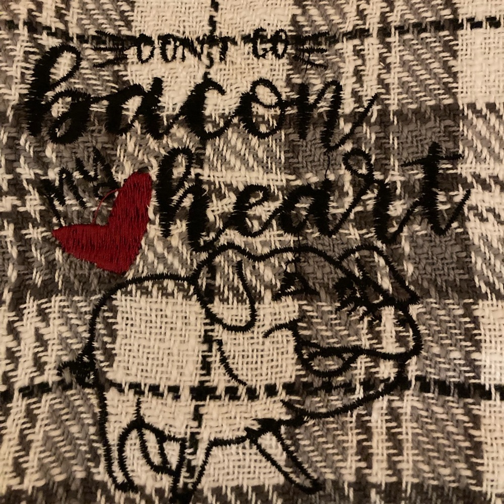 Embroidered Kitchen Towel